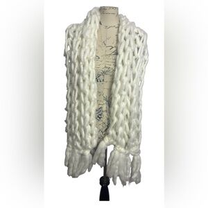 Thick Cream Womens Scarf
